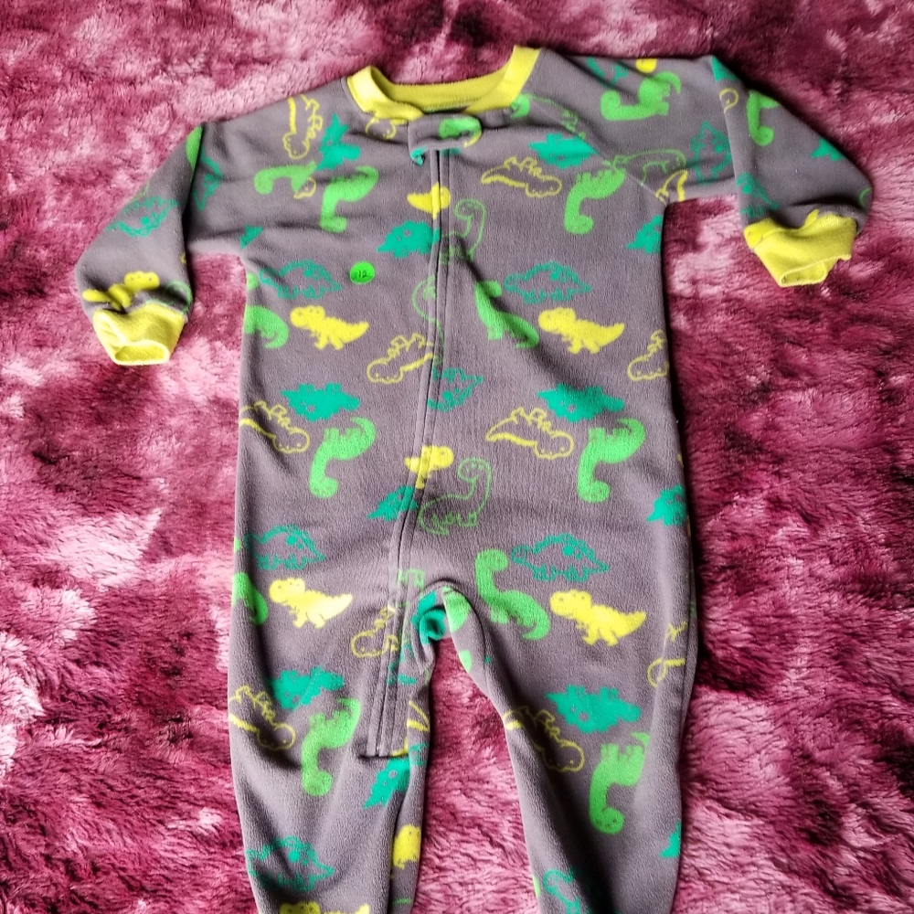 18m Child of Mine Dinosaur footed pajamas